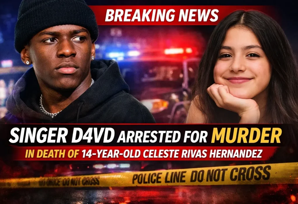 Singer D4vd Arrested in Murder Case of 14-Year-Old Celeste Rivas Hernandez. Reportedly Celeste Rivas body was found in Tesla trunk